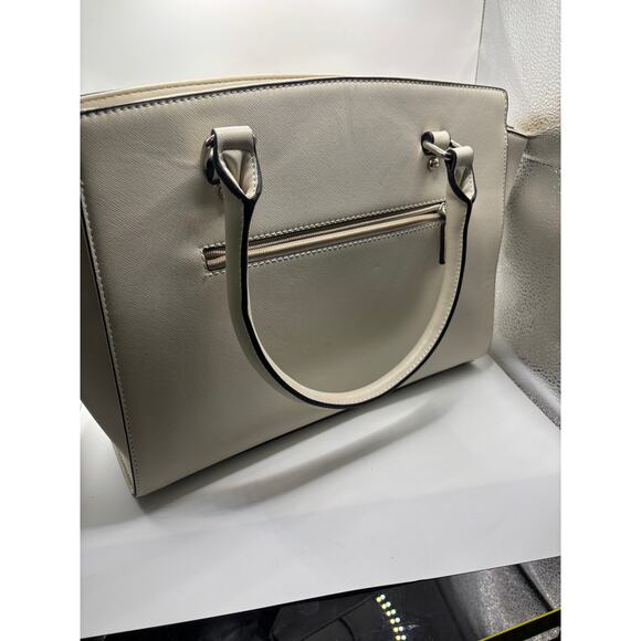 Michael Kors Saffiano Cream Medium Satchel - Picture 4 of 8